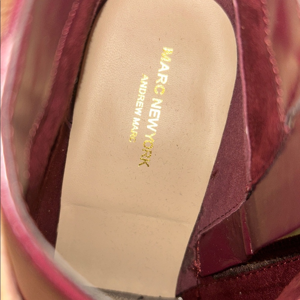 Marc New York Deep Red Heels